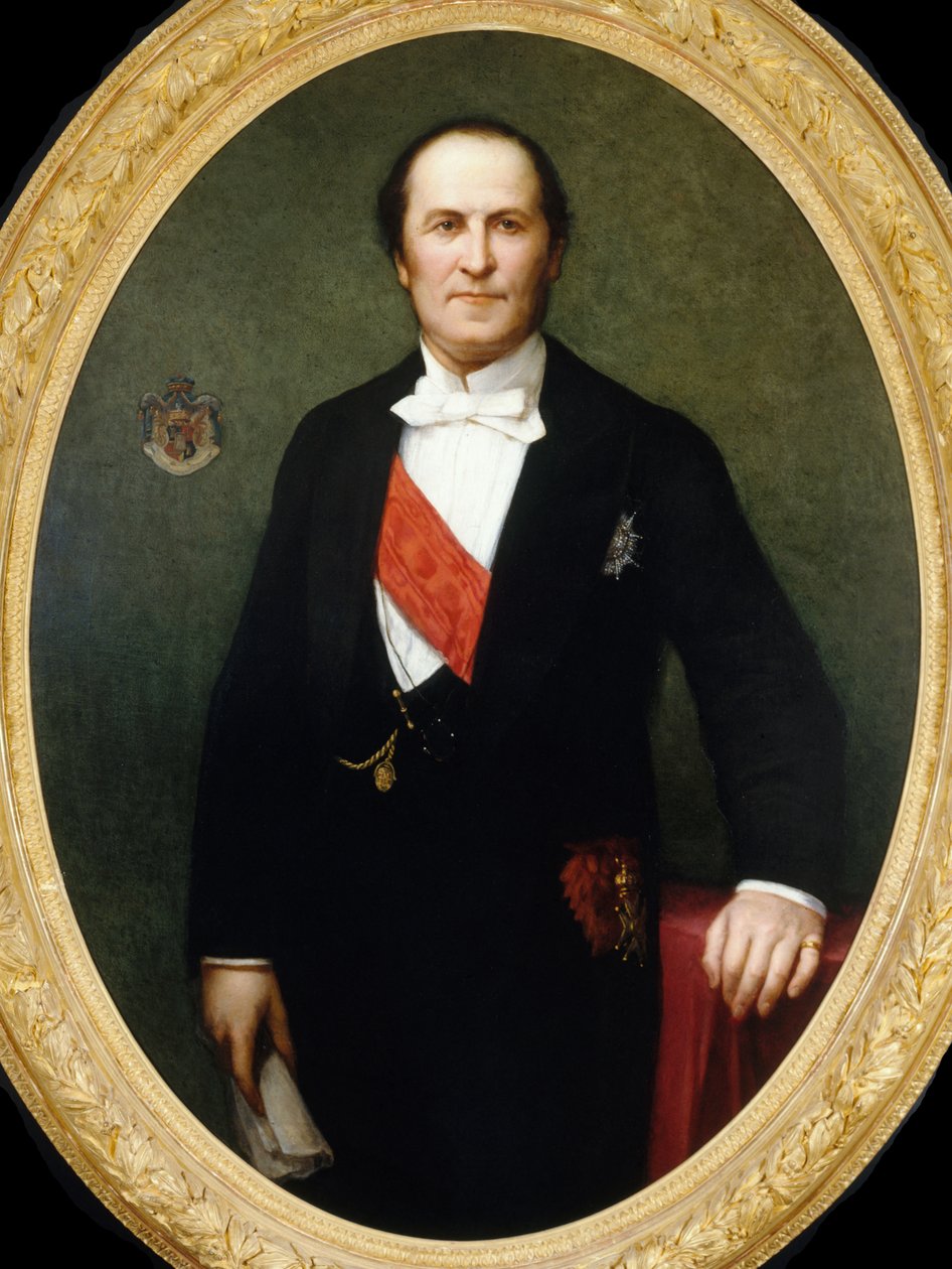 Portrait de Georges-Eugène Baron Haussmann 1809-1891, ca 1860 - Henri Lehmann