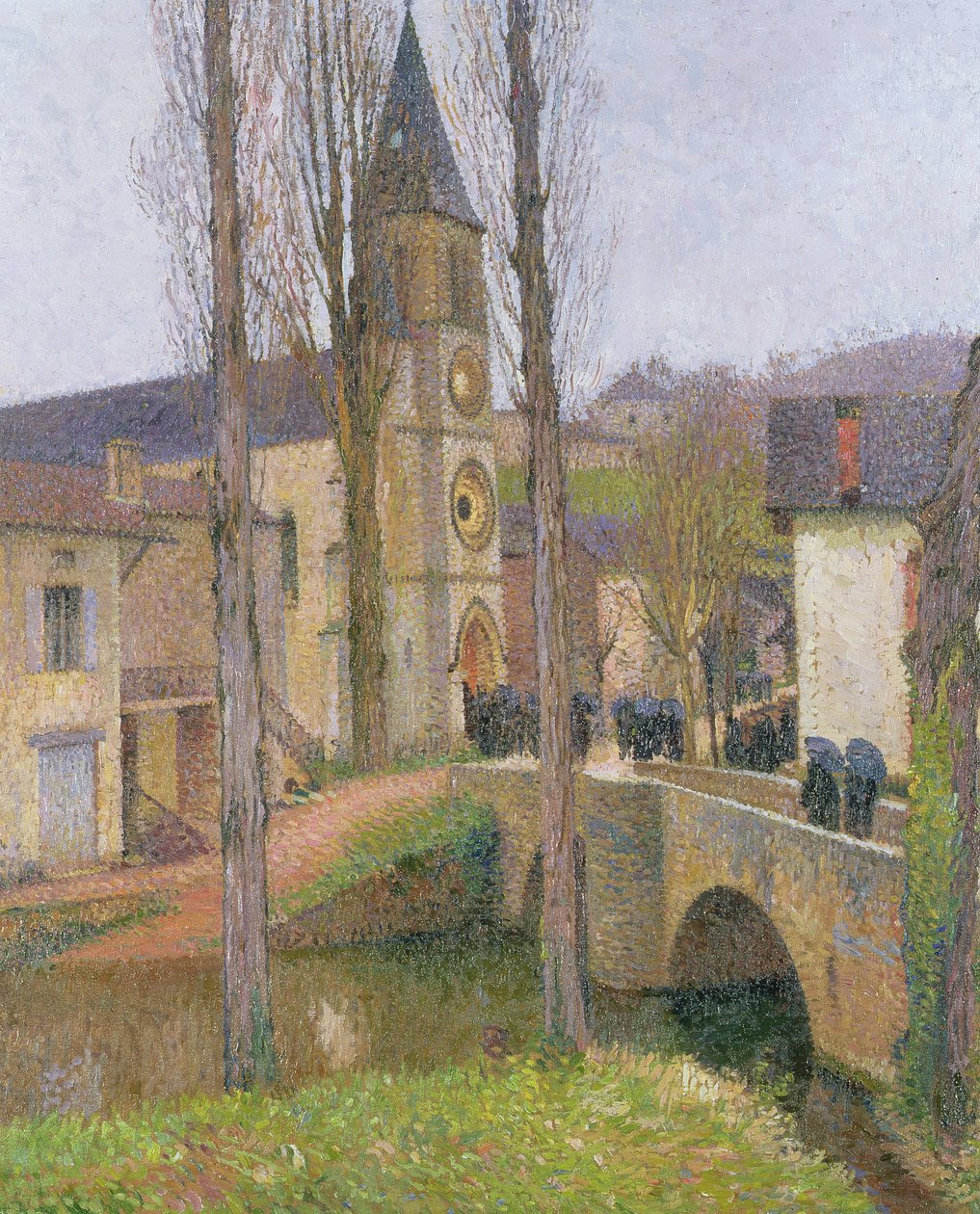 Heure de la messe à Labastide du Vert - Henri Martin