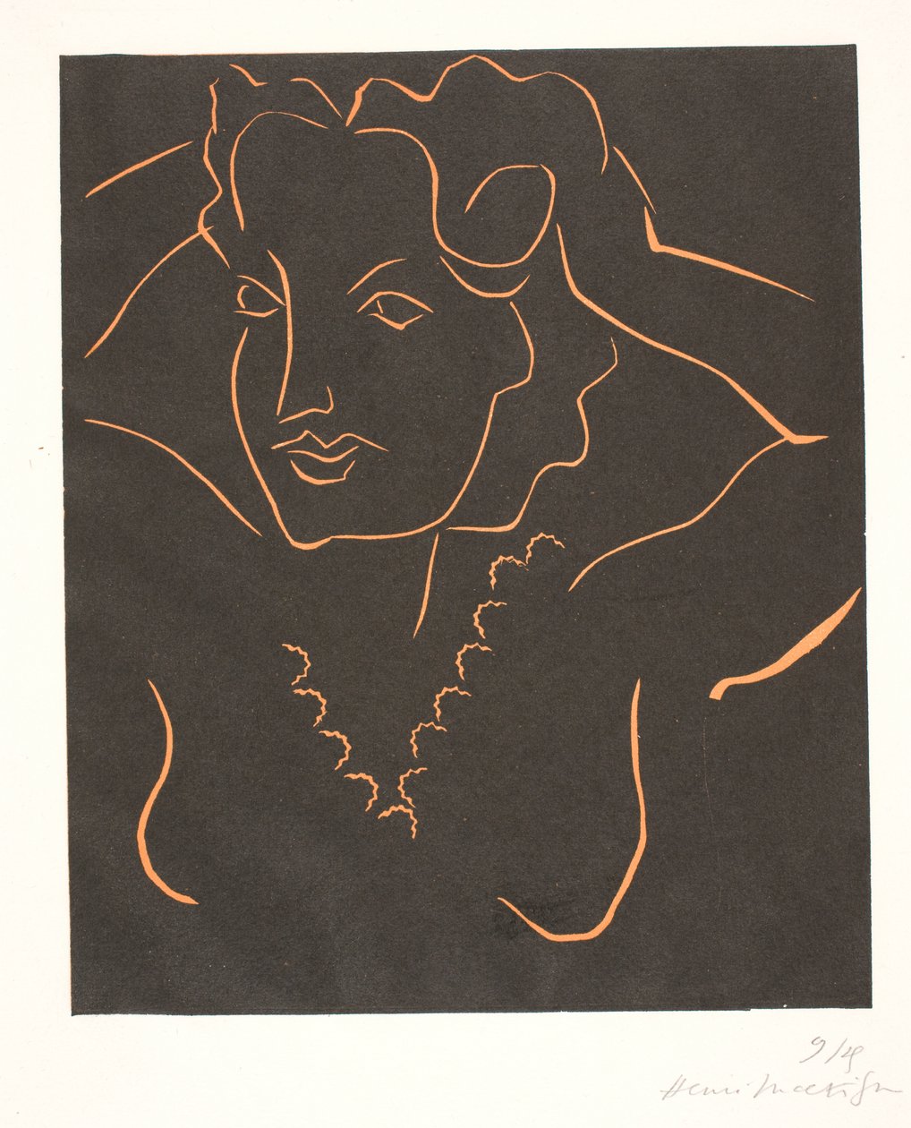 Buste de femme (Femme se coiffant) - Henri Matisse