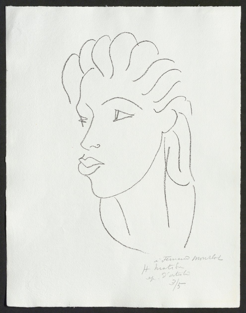 Chinoise aux cheveux striés - Henri Matisse