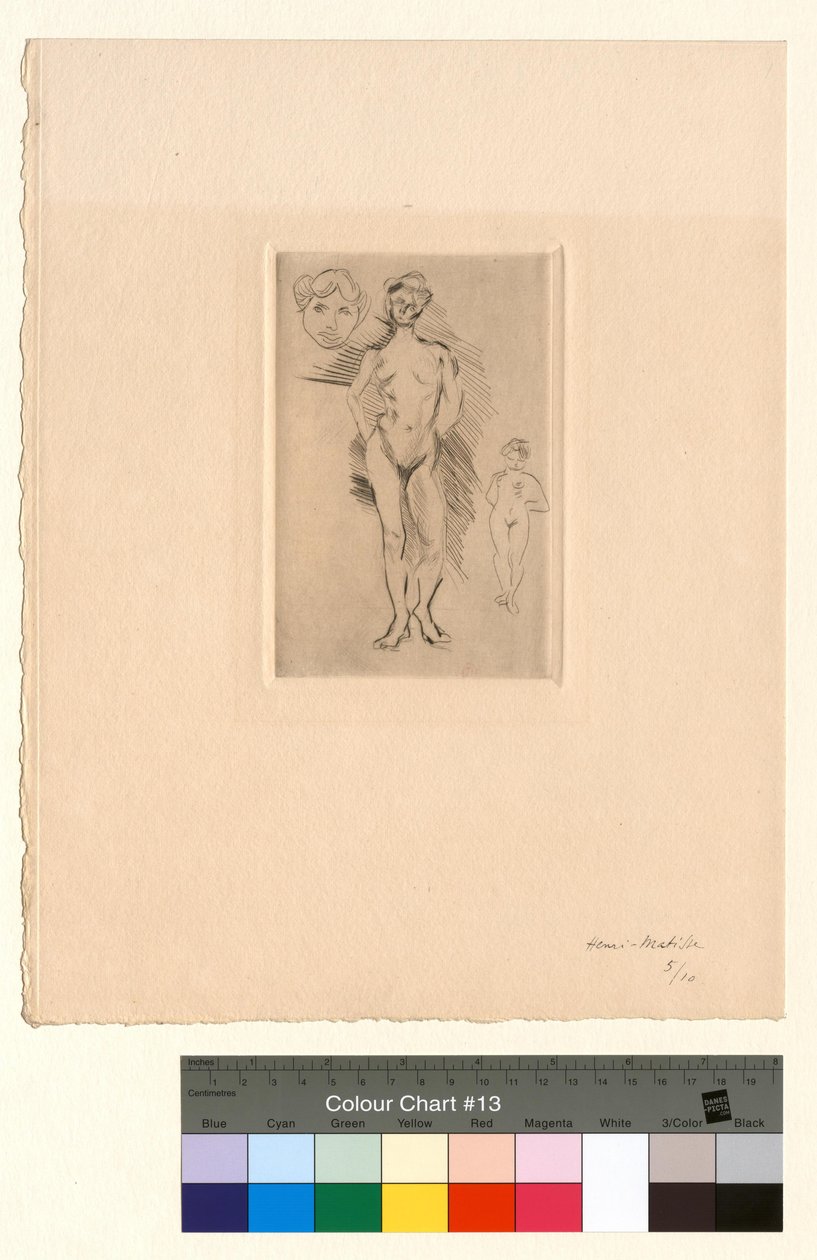 Deux nus, une tête - Henri Matisse