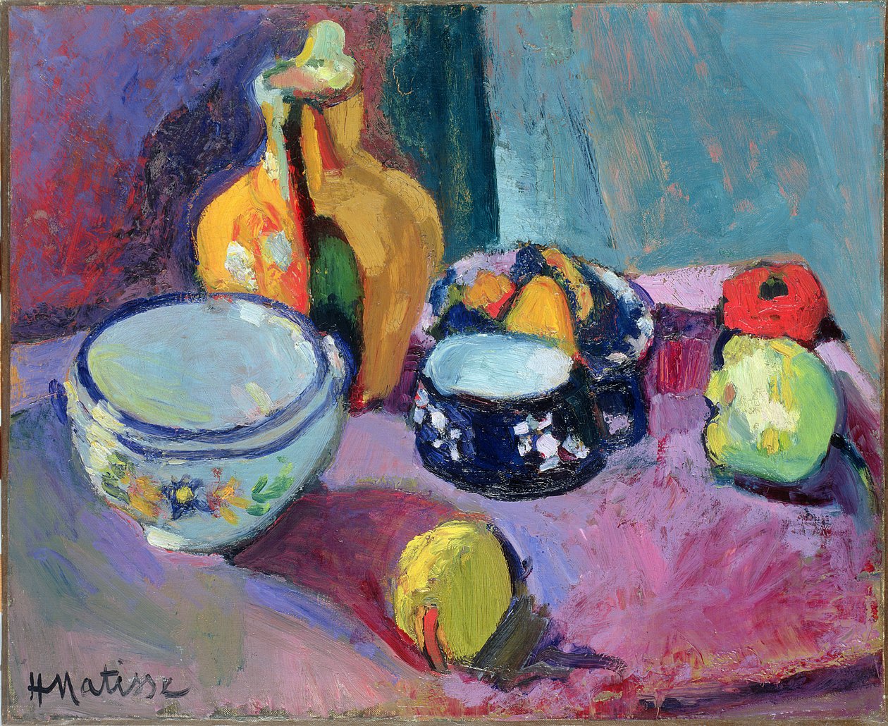 Plats et fruits - Henri Matisse