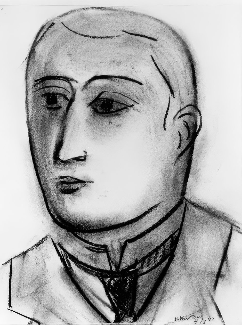 Étude pour le portrait de Guillaume Apollinaire - Henri Matisse