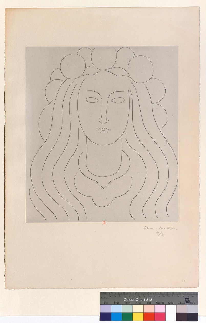 Fée au chapeau de clarté, souvenir de Mallarmé - Henri Matisse