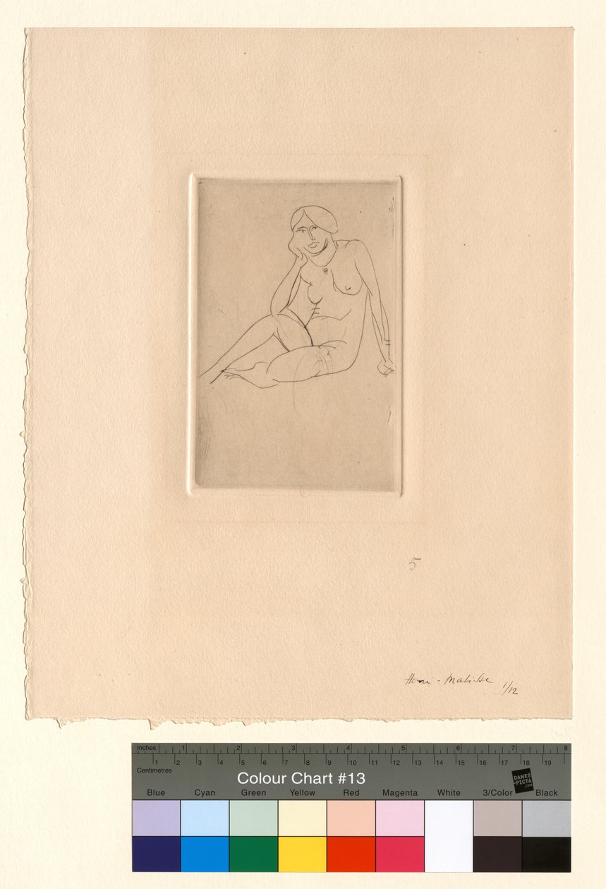 Figure assise - Nu - Henri Matisse