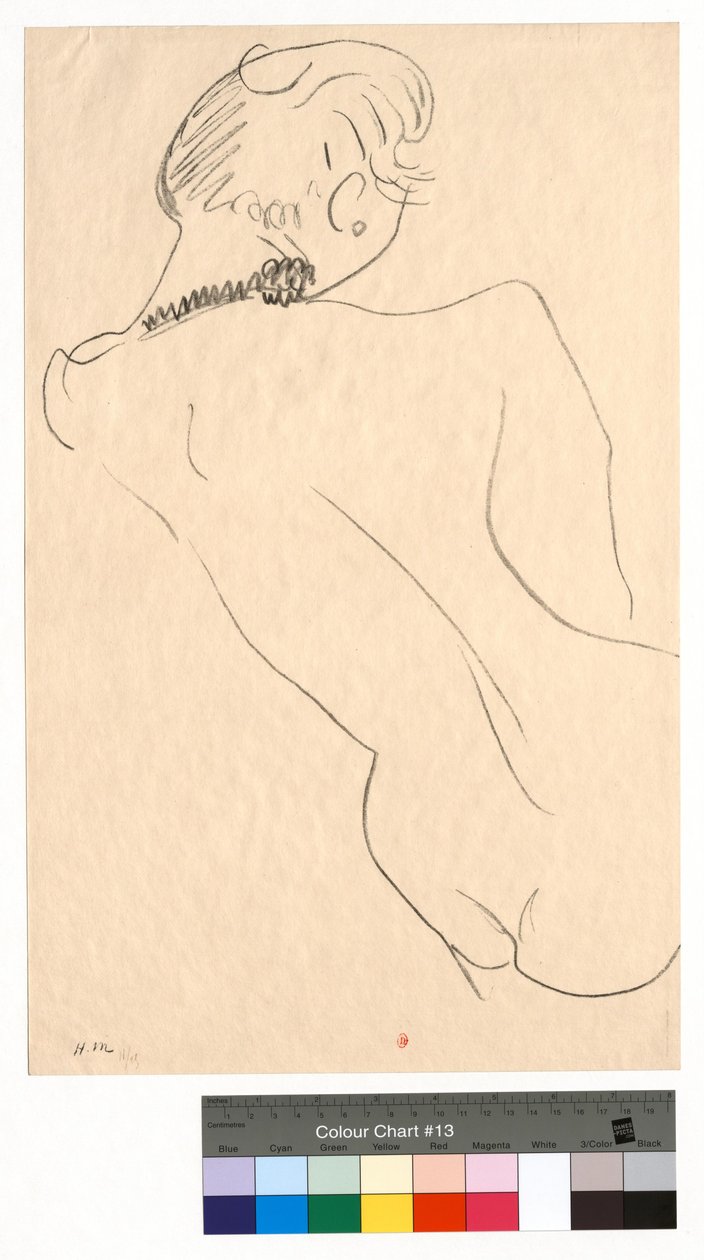 Figure de dos au collier noir - Henri Matisse