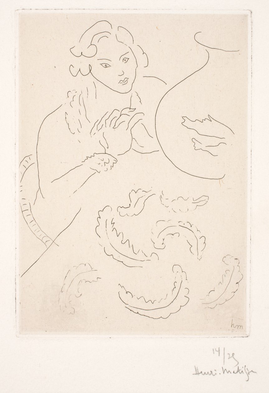 Figure près des poissons d