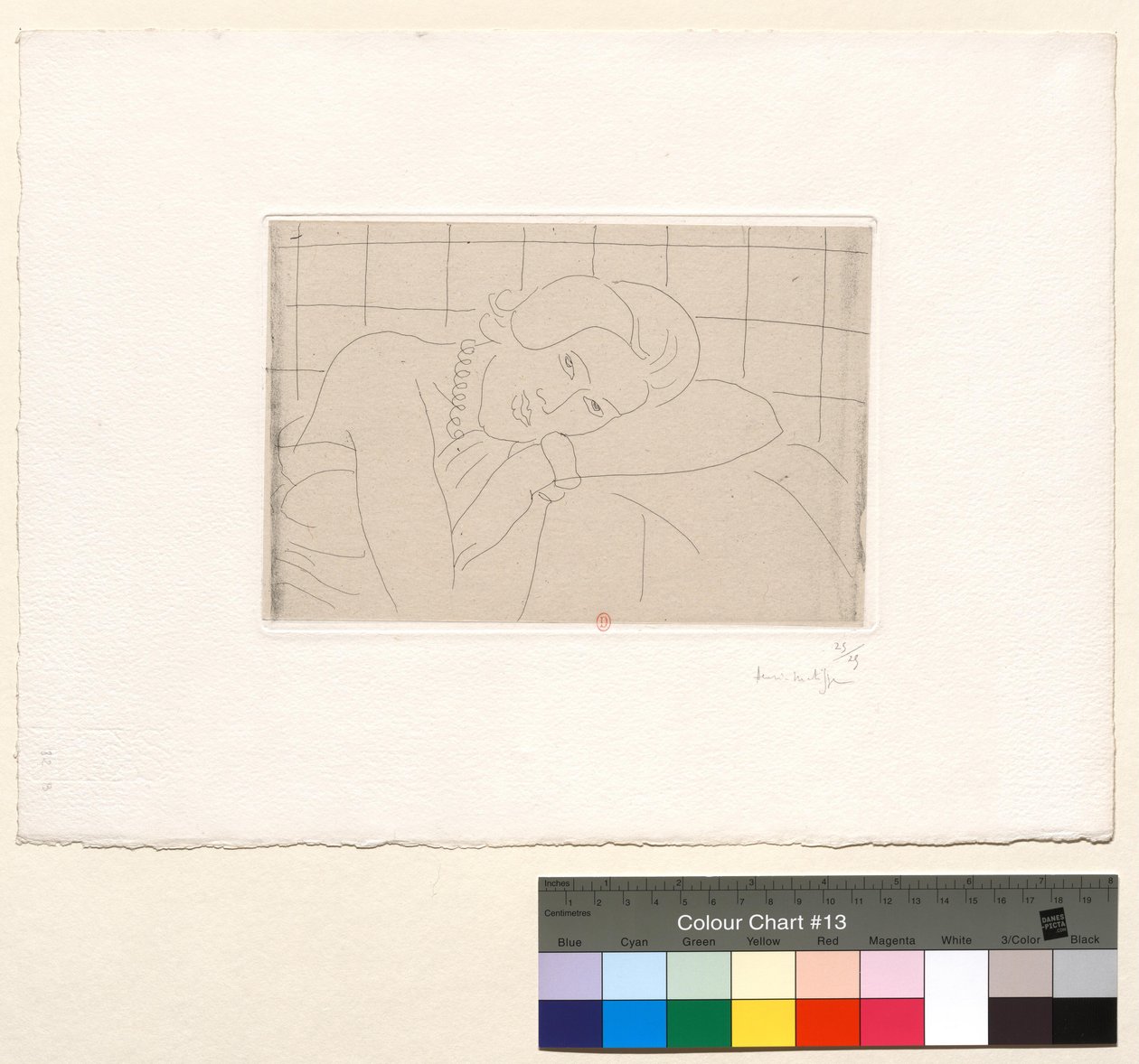 Figure, tête reposant sur le bras gauche - Henri Matisse