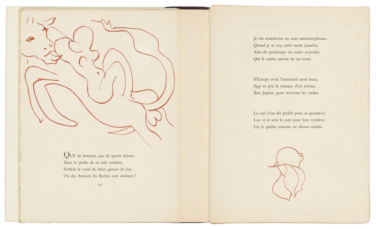 Florilège des Amours de Ronsard - Henri Matisse