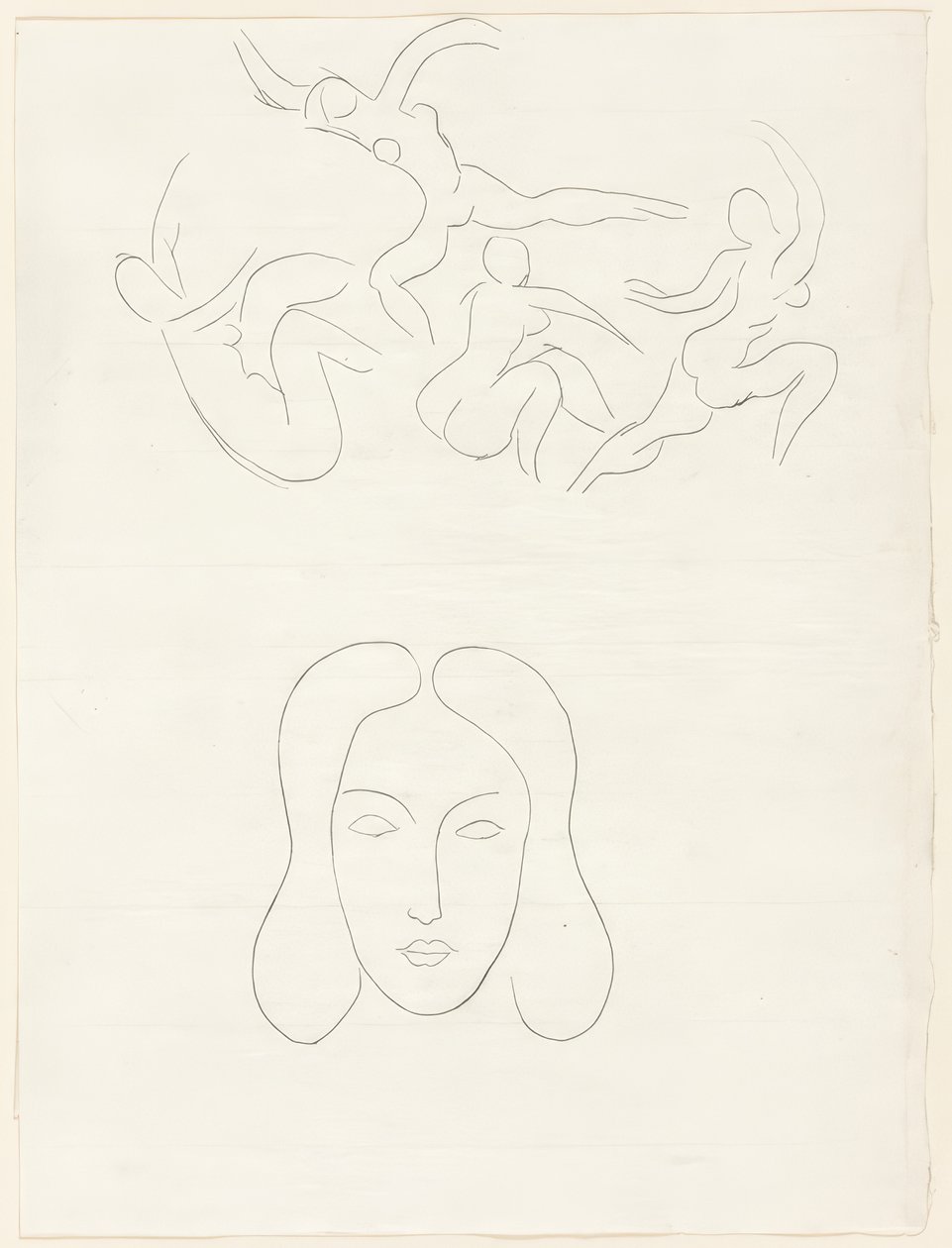 Hérodiade, Scène lV, planche treize des Poesies de Mallarmé - Henri Matisse