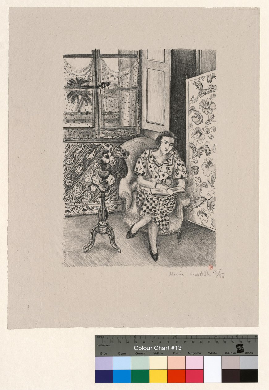 Intérieur, la lecture - Henri Matisse