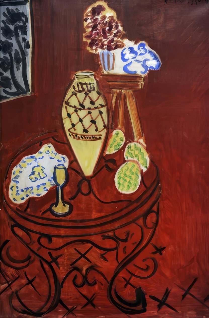 Intérieur en rouge vénitien - Henri Matisse