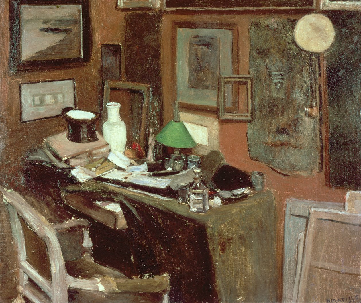 Intérieur avec chapeau haut de forme - Henri Matisse