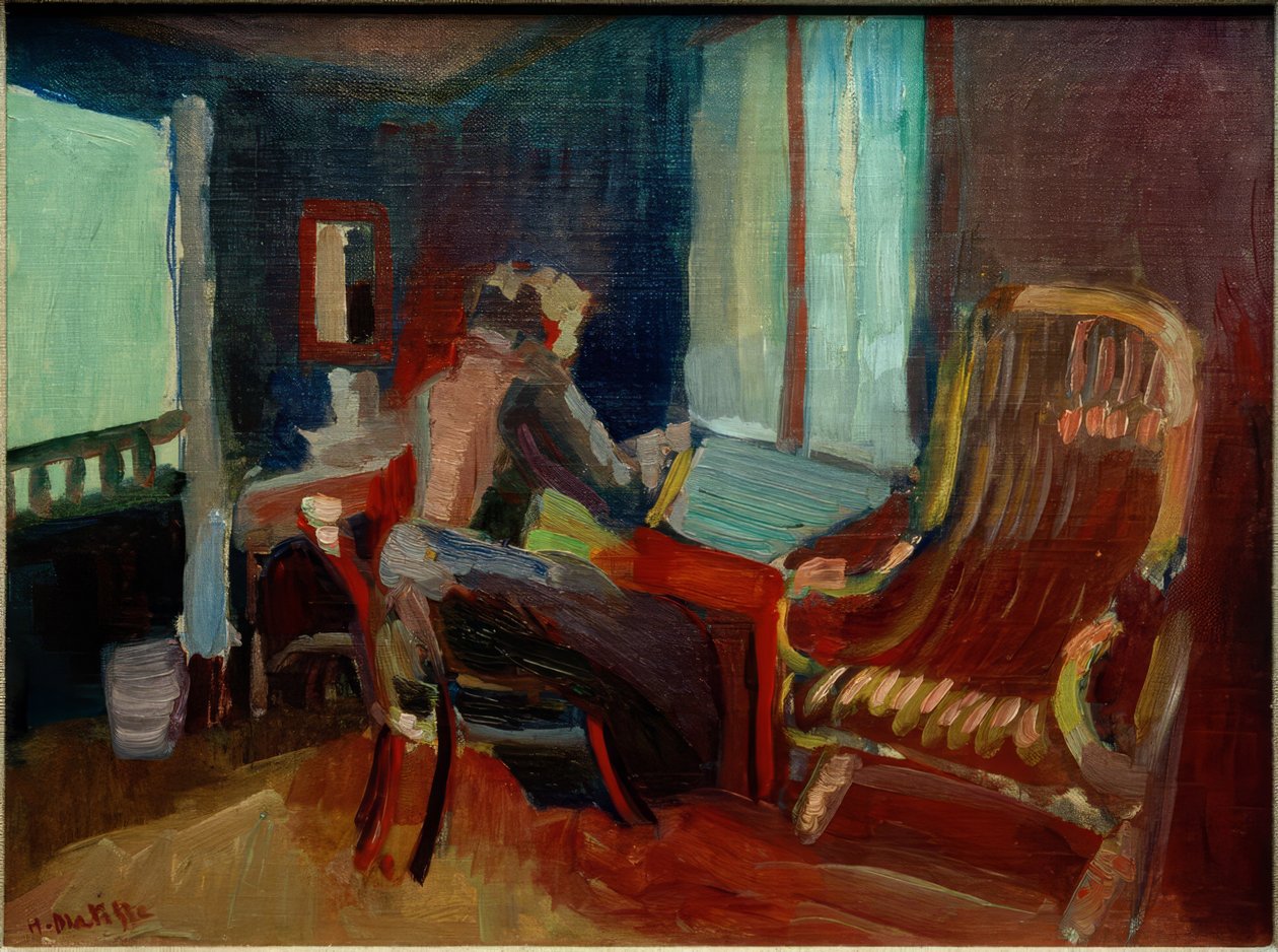 Intérieur suisse (Jane Matisse) - Henri Matisse