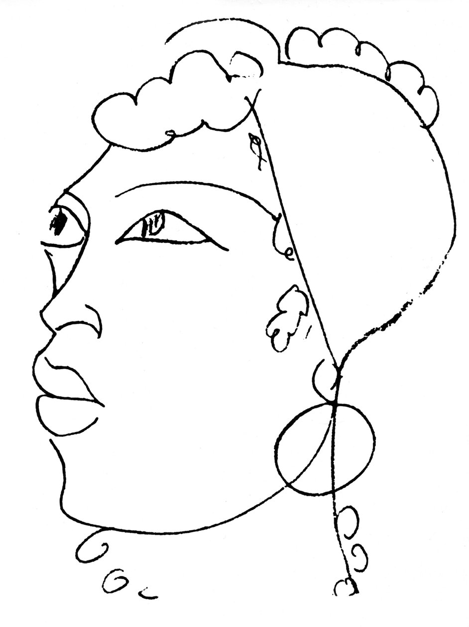 Jeanne Duval, illustration for "Les Fleurs du Mal" by Charles Baudelaire - Henri Matisse