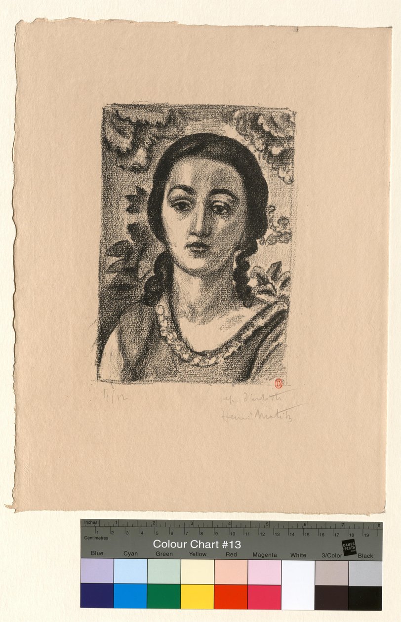 Jeune fille aux boucles brunes - Henri Matisse
