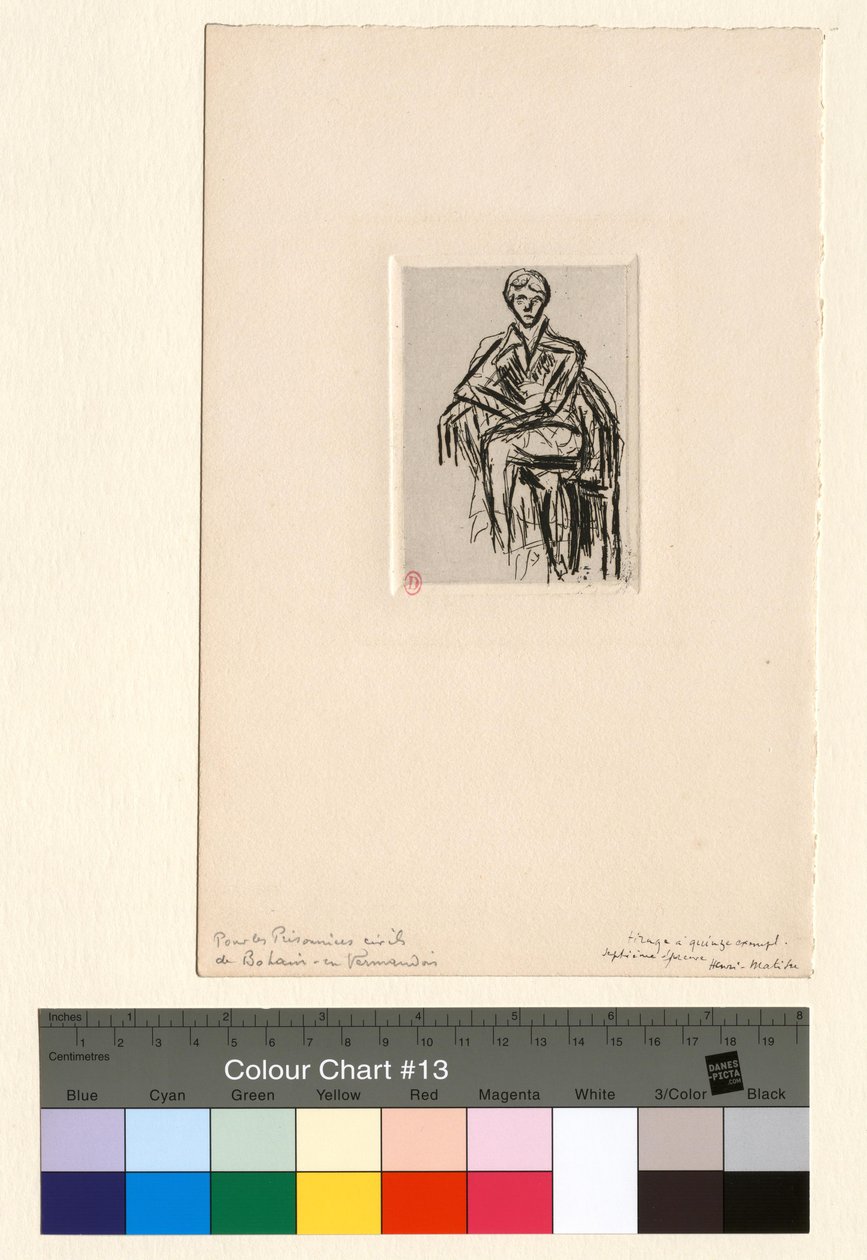 Josette Gris, figure dans un fauteuil - Henri Matisse