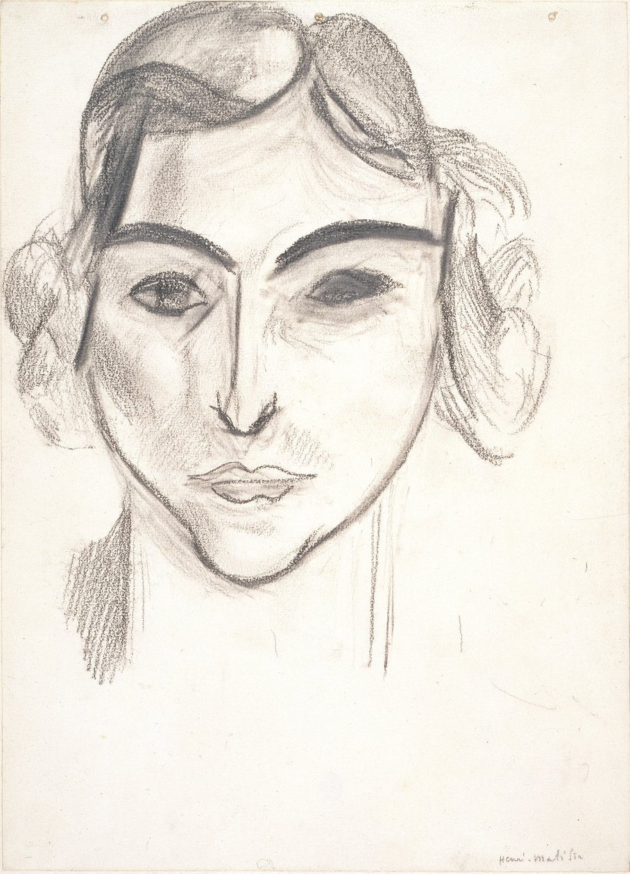 Tête de femme. Portrait de Laurette - Henri Matisse