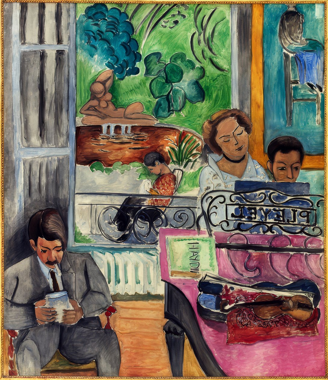 La lecon de musique - Henri Matisse