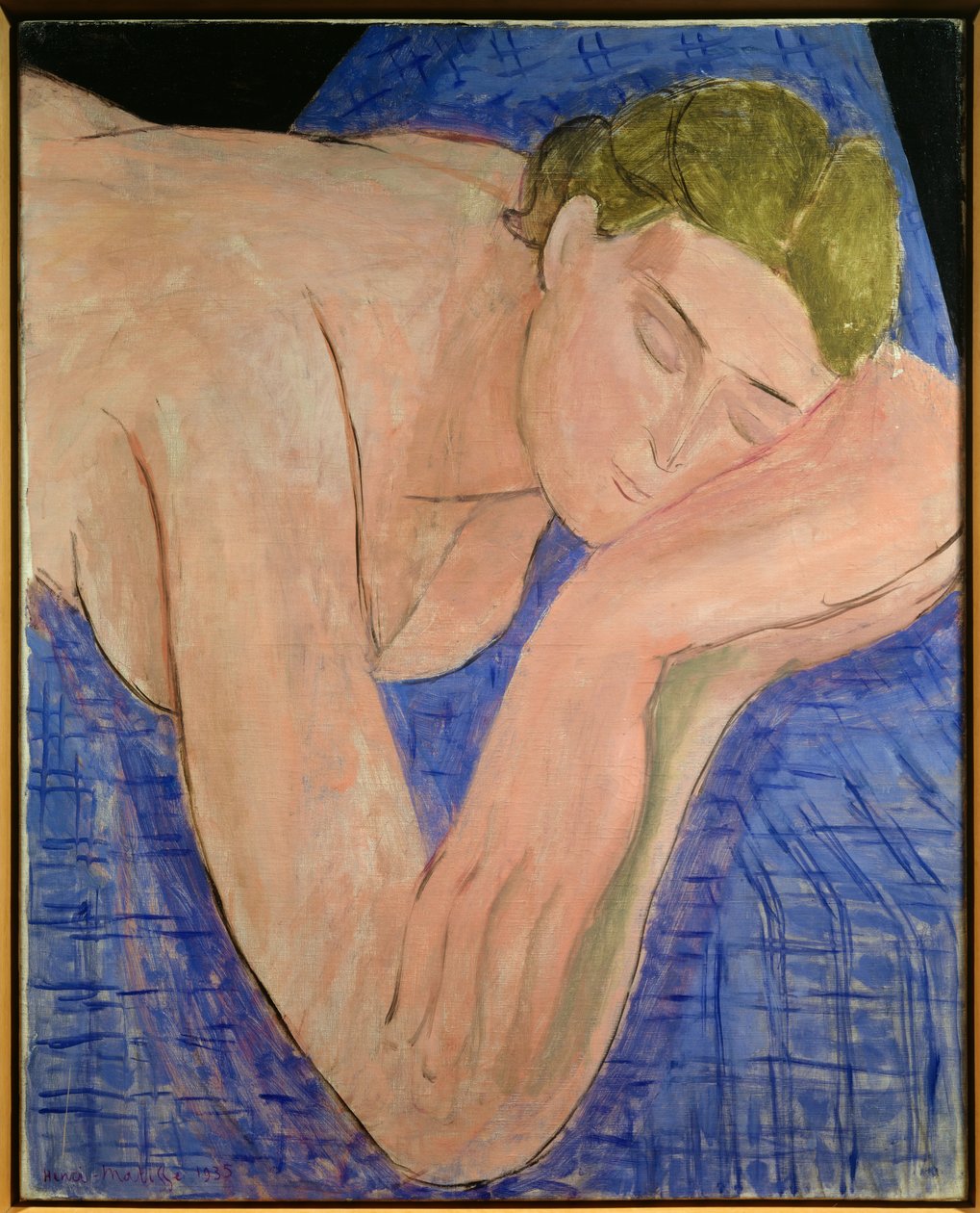 Le reve 1935 (huile sur toile) - Henri Matisse
