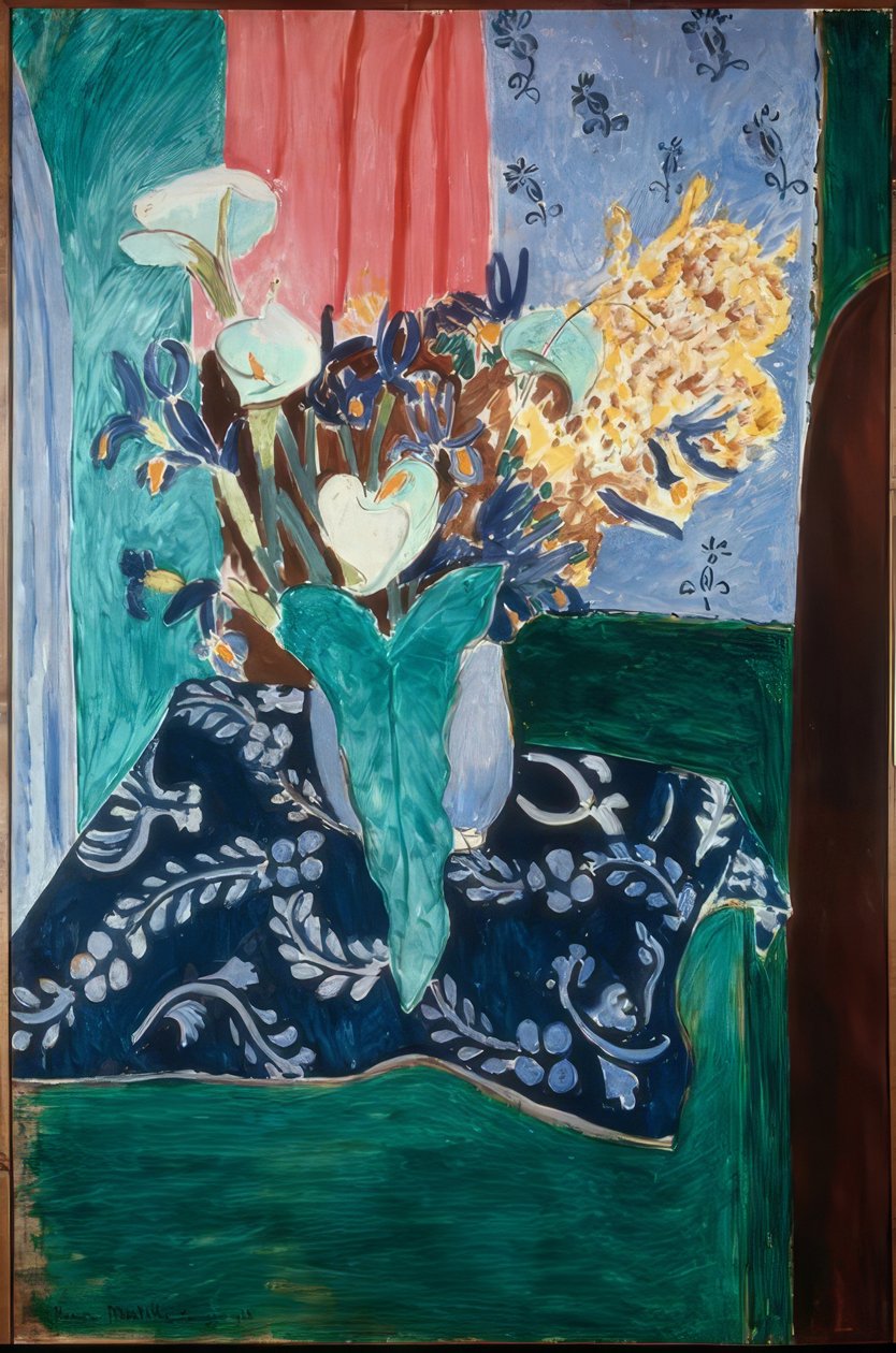Les Arums - Henri Matisse