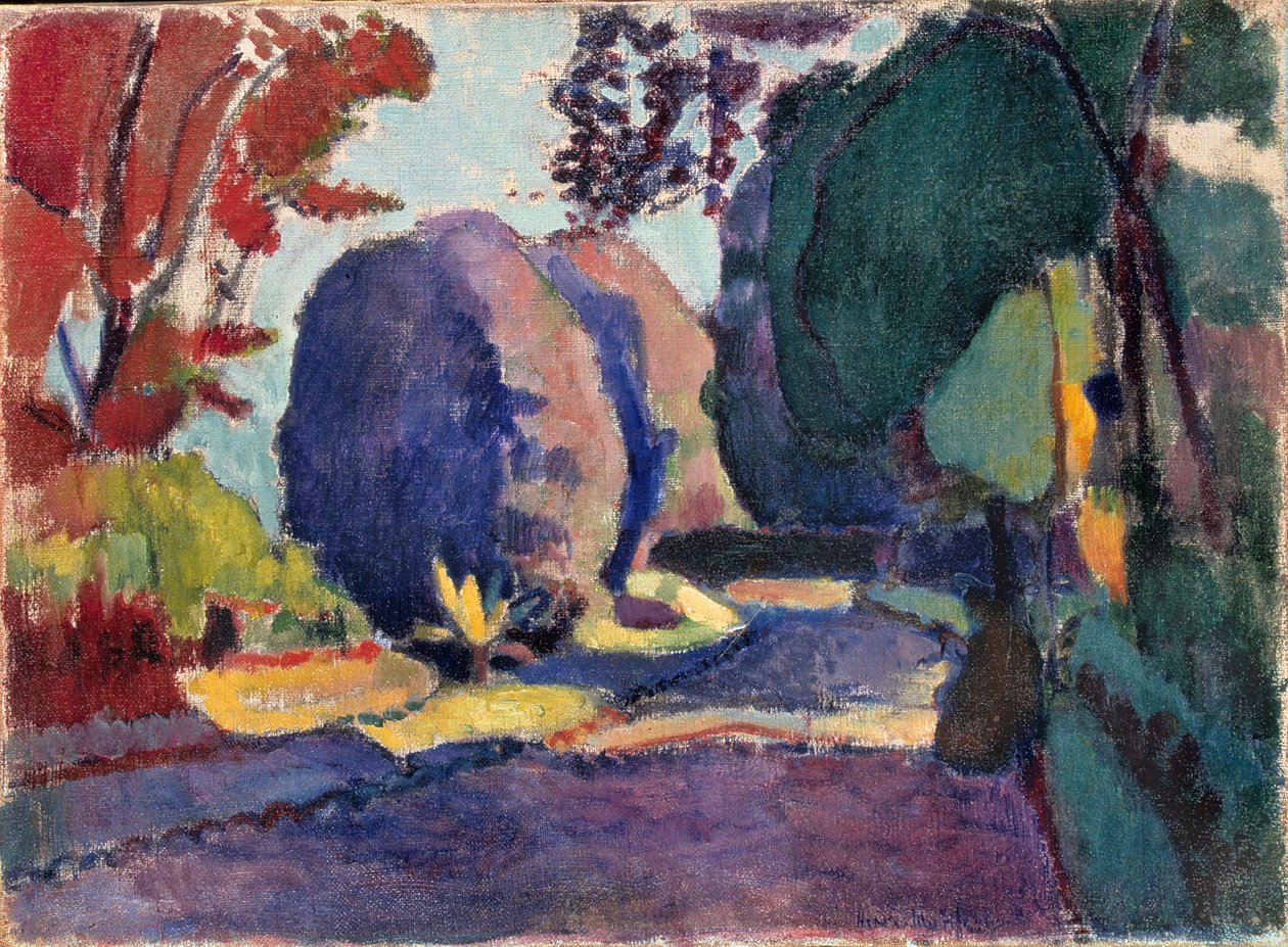 Jardins du Luxembourg, vers 1901 (huile sur toile) - Henri Matisse