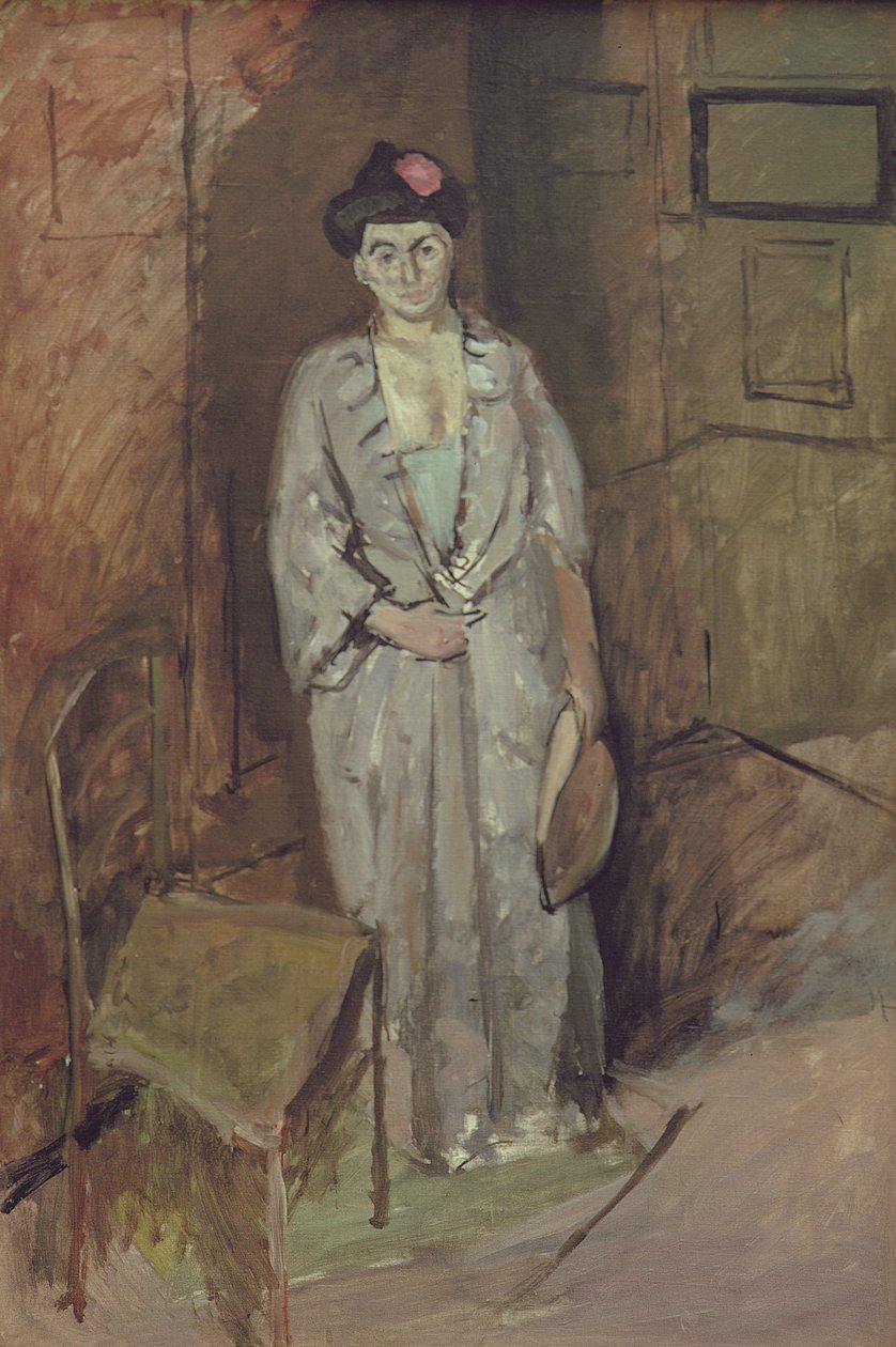 Madame Matisse en Japonaise (The Japanese Lady) 1901 (oil on canvas) - Henri Matisse