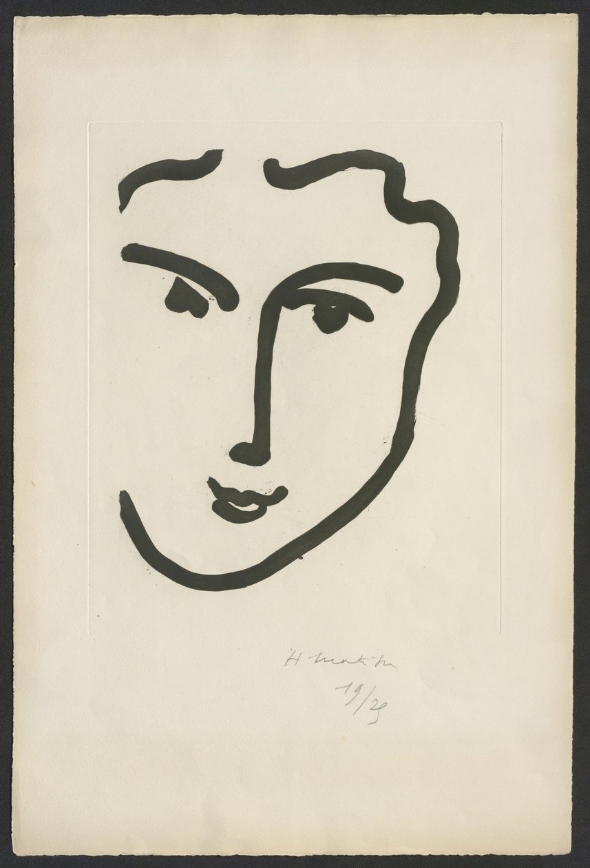 Nadia au sourire enjoué - Henri Matisse