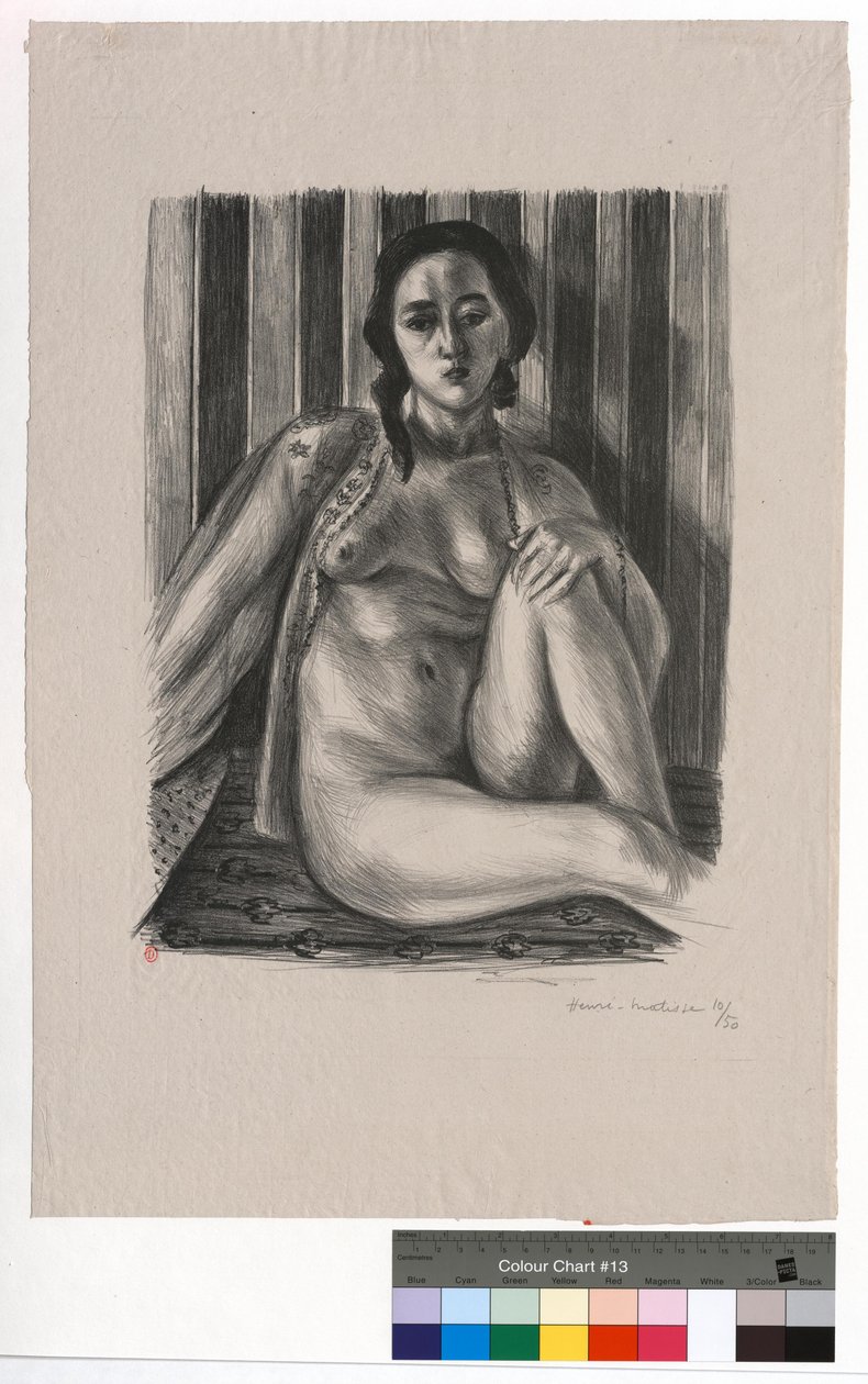 Nu assis à la chemise de tulle - Henri Matisse