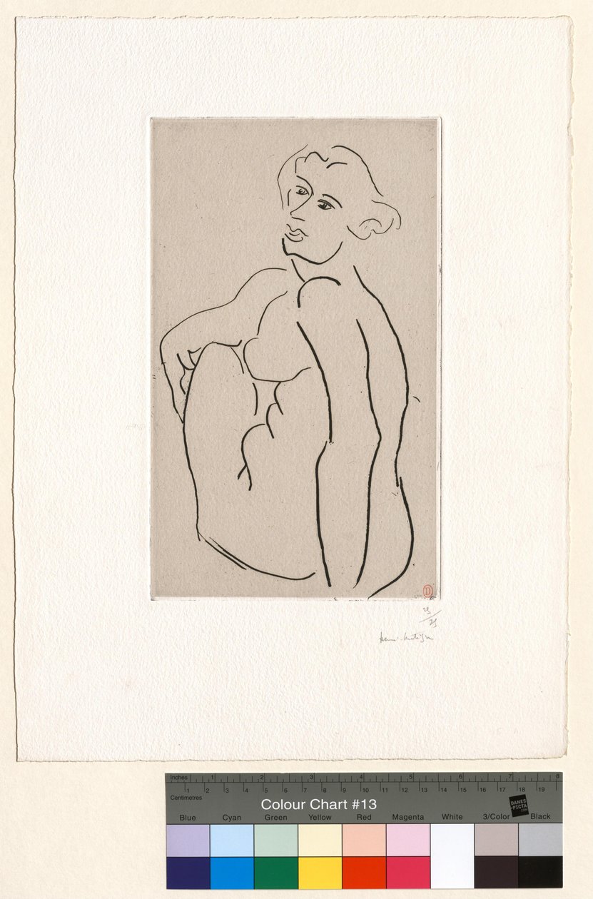 Nu assis, le dos vu de trois-quarts - Henri Matisse
