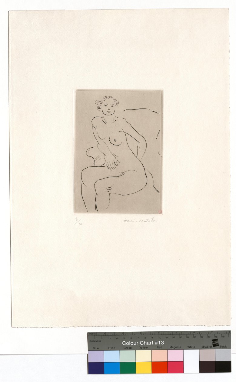 Nu au fauteuil, main gauche - Henri Matisse