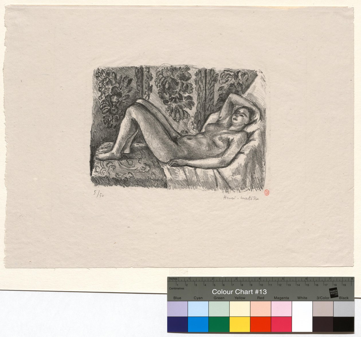 Nu couché au paravent Louis XIV - Henri Matisse