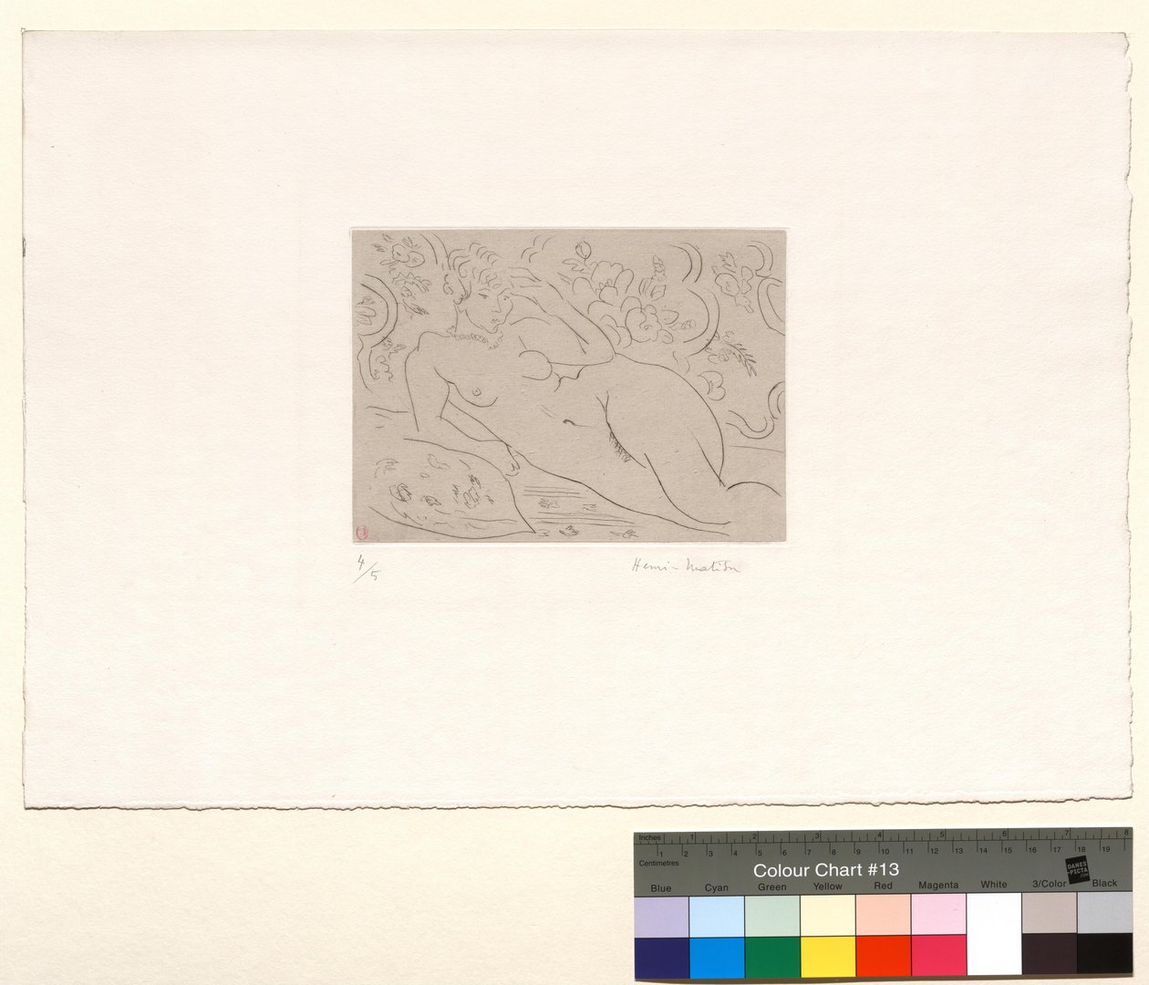 Nu, intérieur fleuri - Henri Matisse