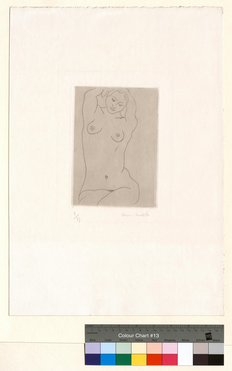 Nu, les bras sur la tête - Henri Matisse
