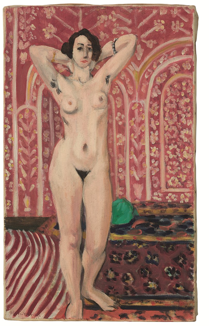 Nu sur fond rouge - Henri Matisse