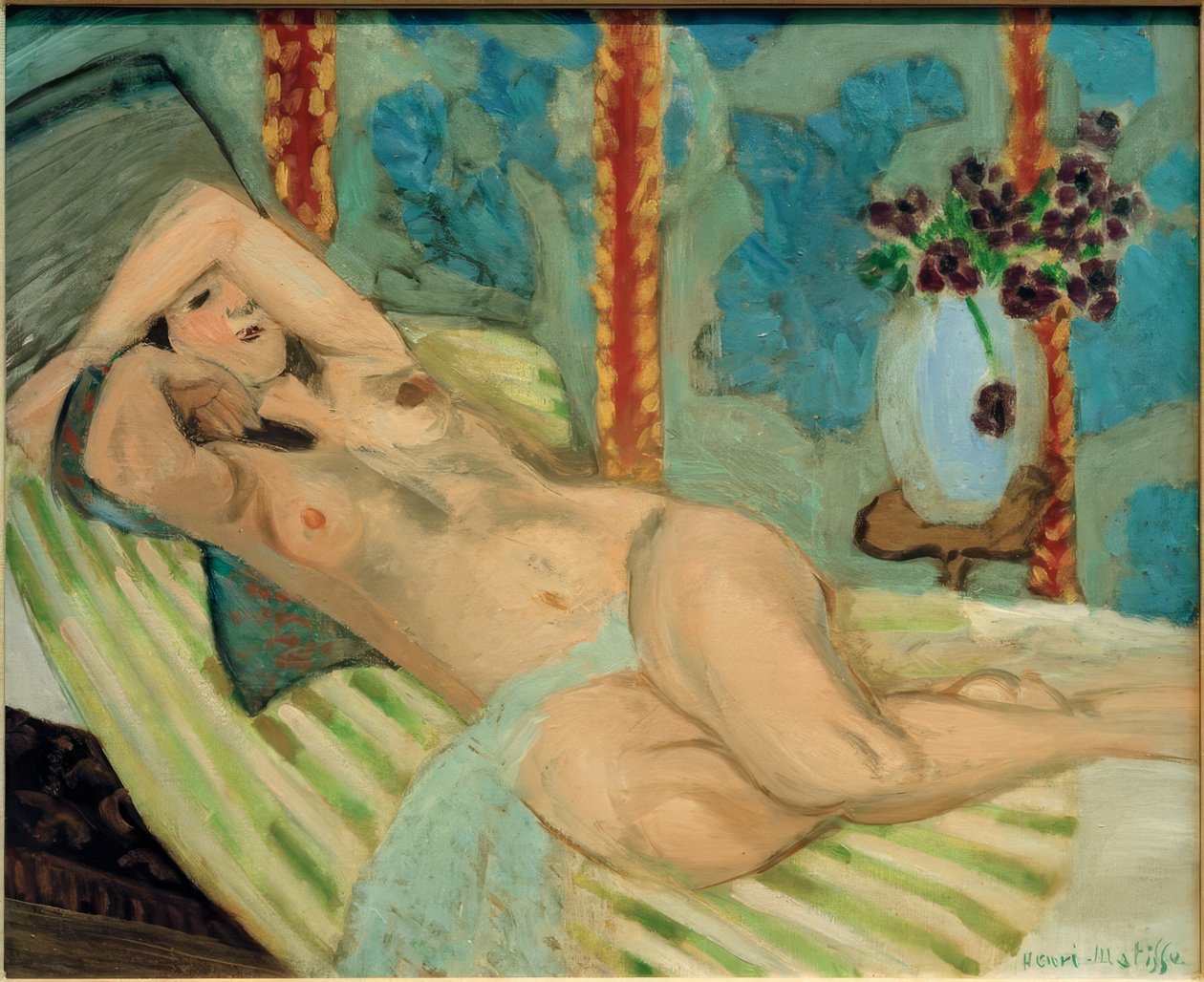 Odalisque (Nu sur fond bleu) - Henri Matisse