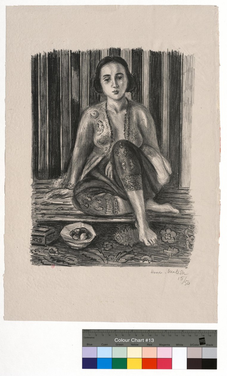 Odalisque à la coupe de fruits - Henri Matisse