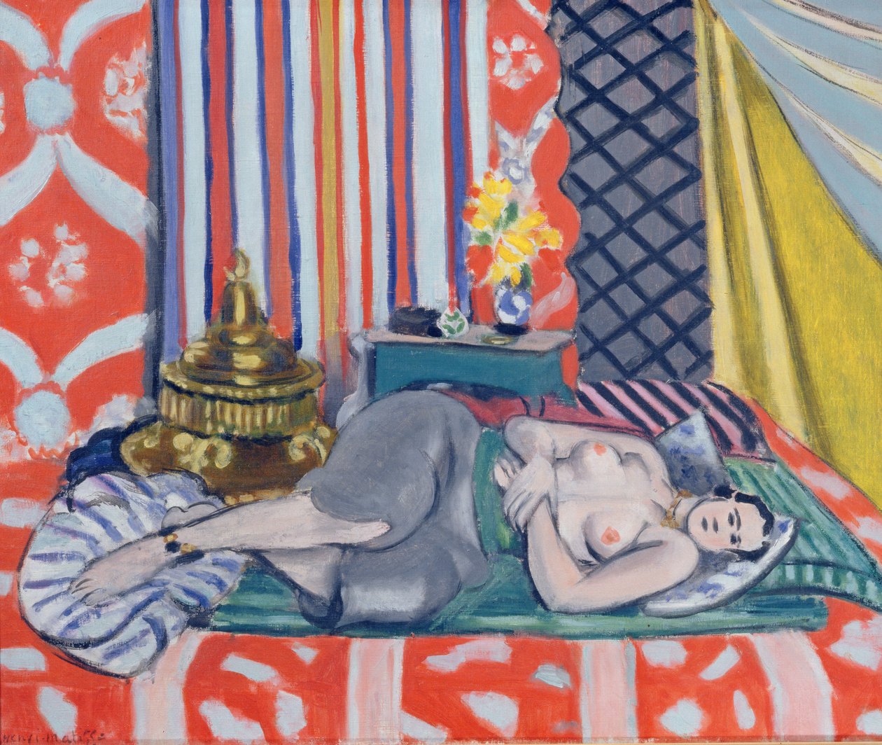 Odalisque en jupe-culotte grise - Henri Matisse