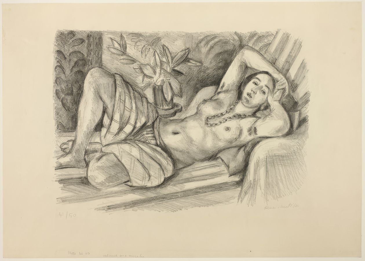 Odalisque avec magnolia - Henri Matisse