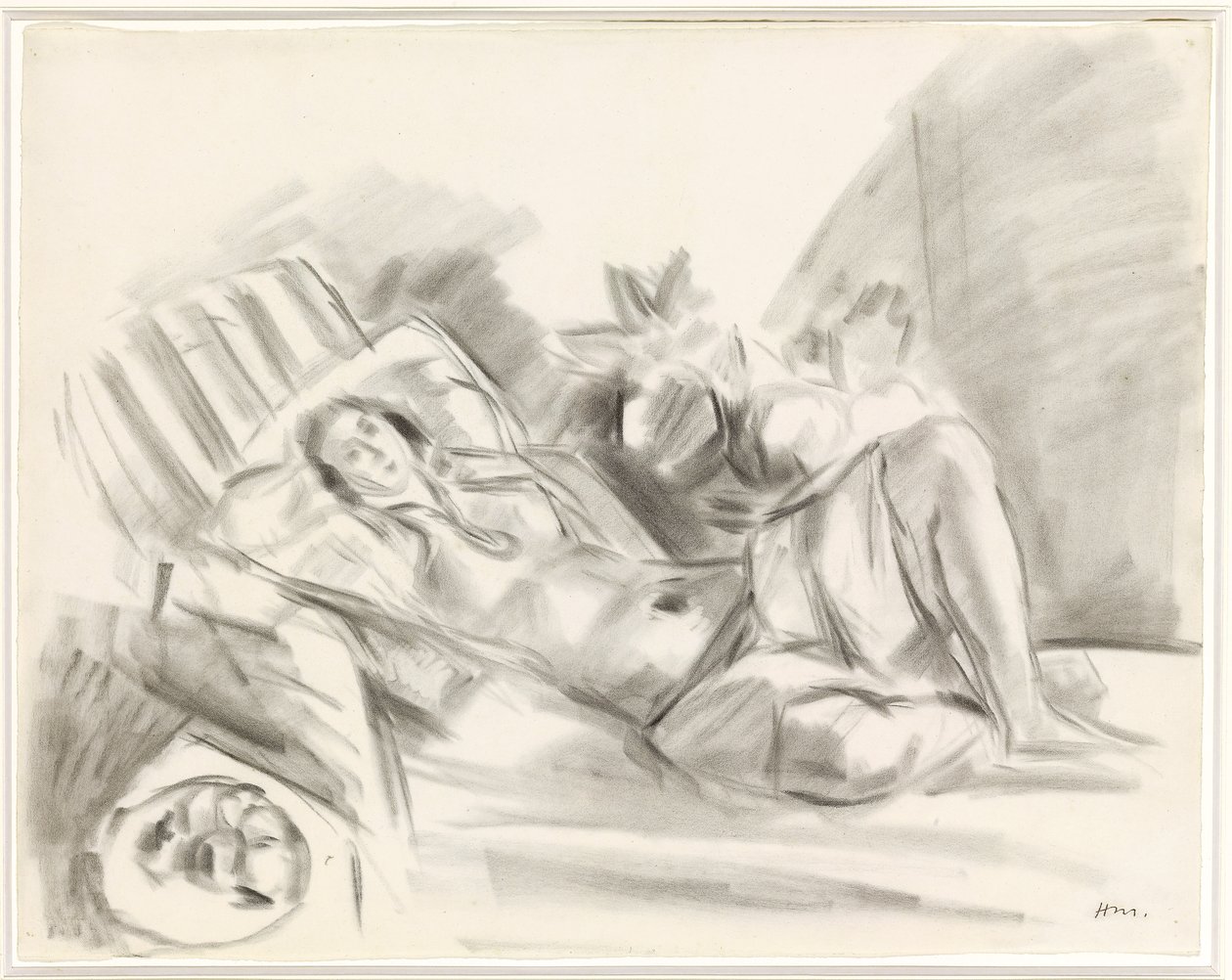 Odalisque avec magnolias - Henri Matisse