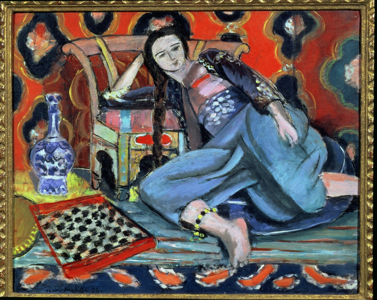 Odalisque avec une chaise turque - Henri Matisse