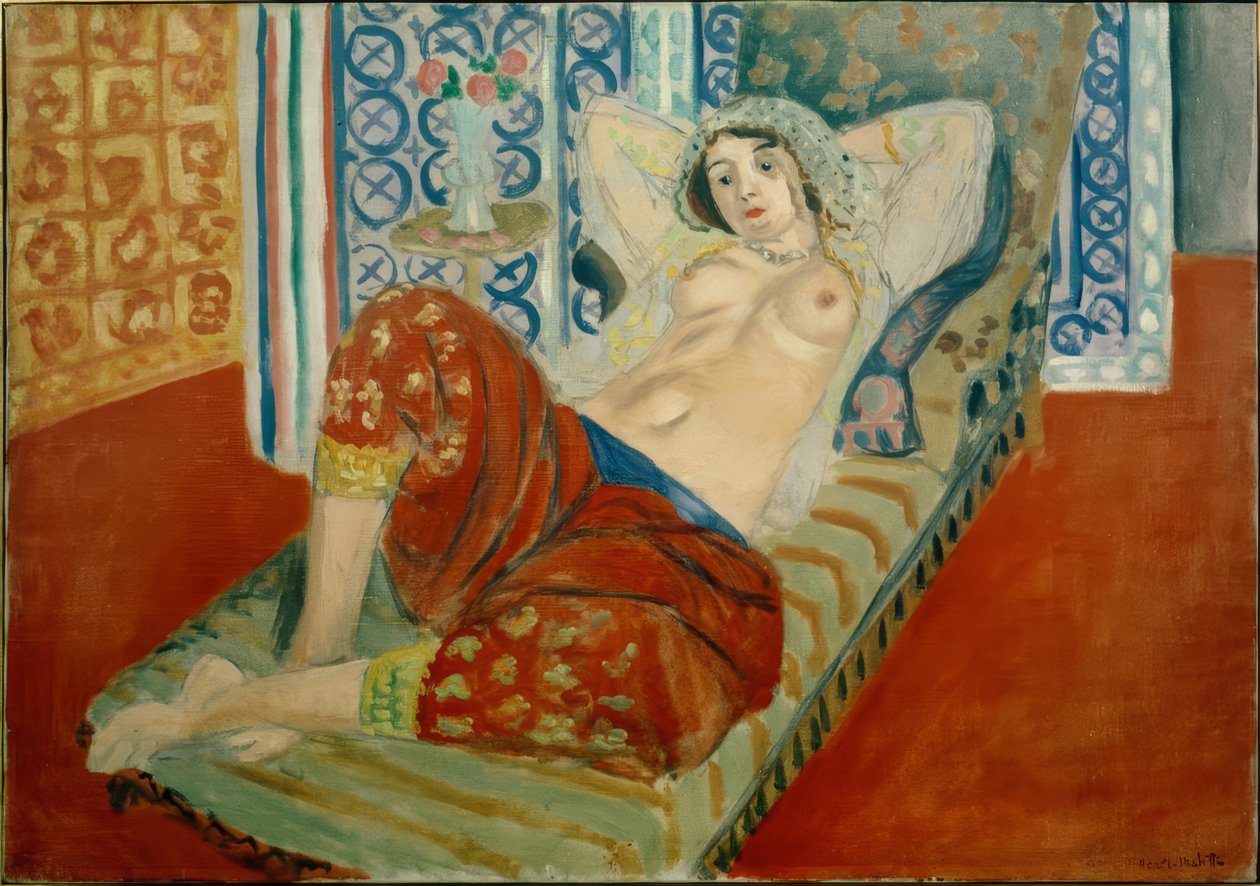 Odalisque à la jupe-culotte rouge - Henri Matisse