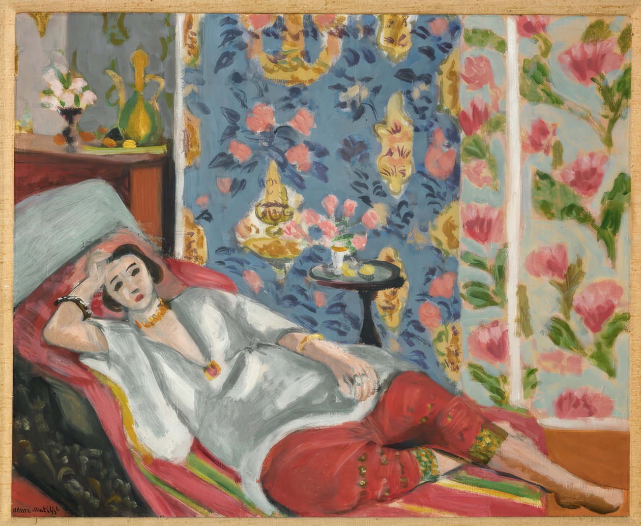 Odalisque avec pantalon rouge - Henri Matisse