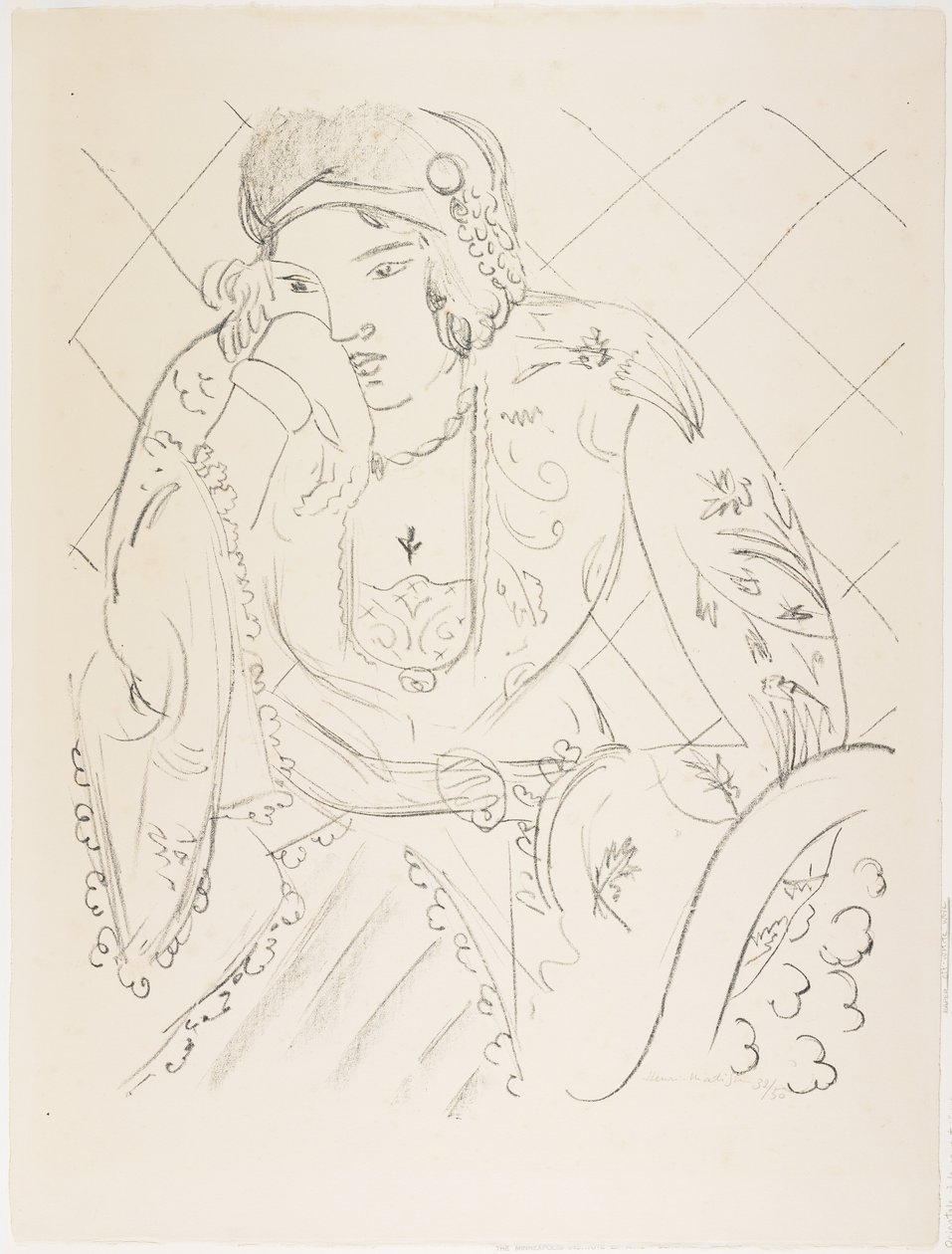 Orientale à la croix trifoliée - Henri Matisse
