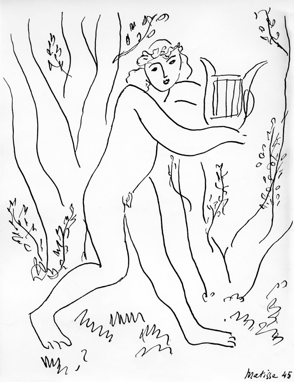 Orphée et sa lyre - Henri Matisse