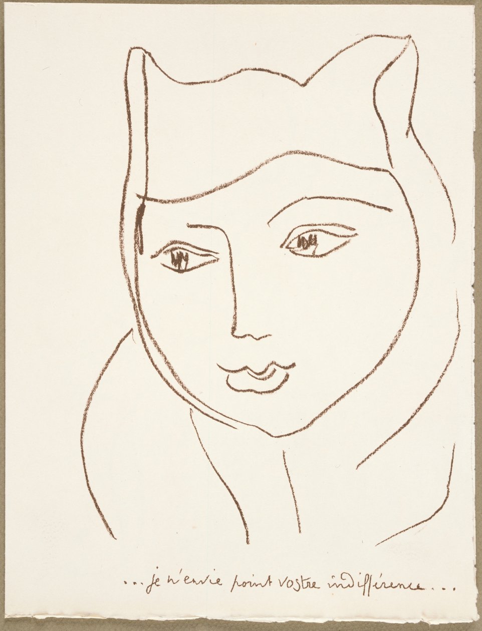 Page des lettres portugaises - Henri Matisse