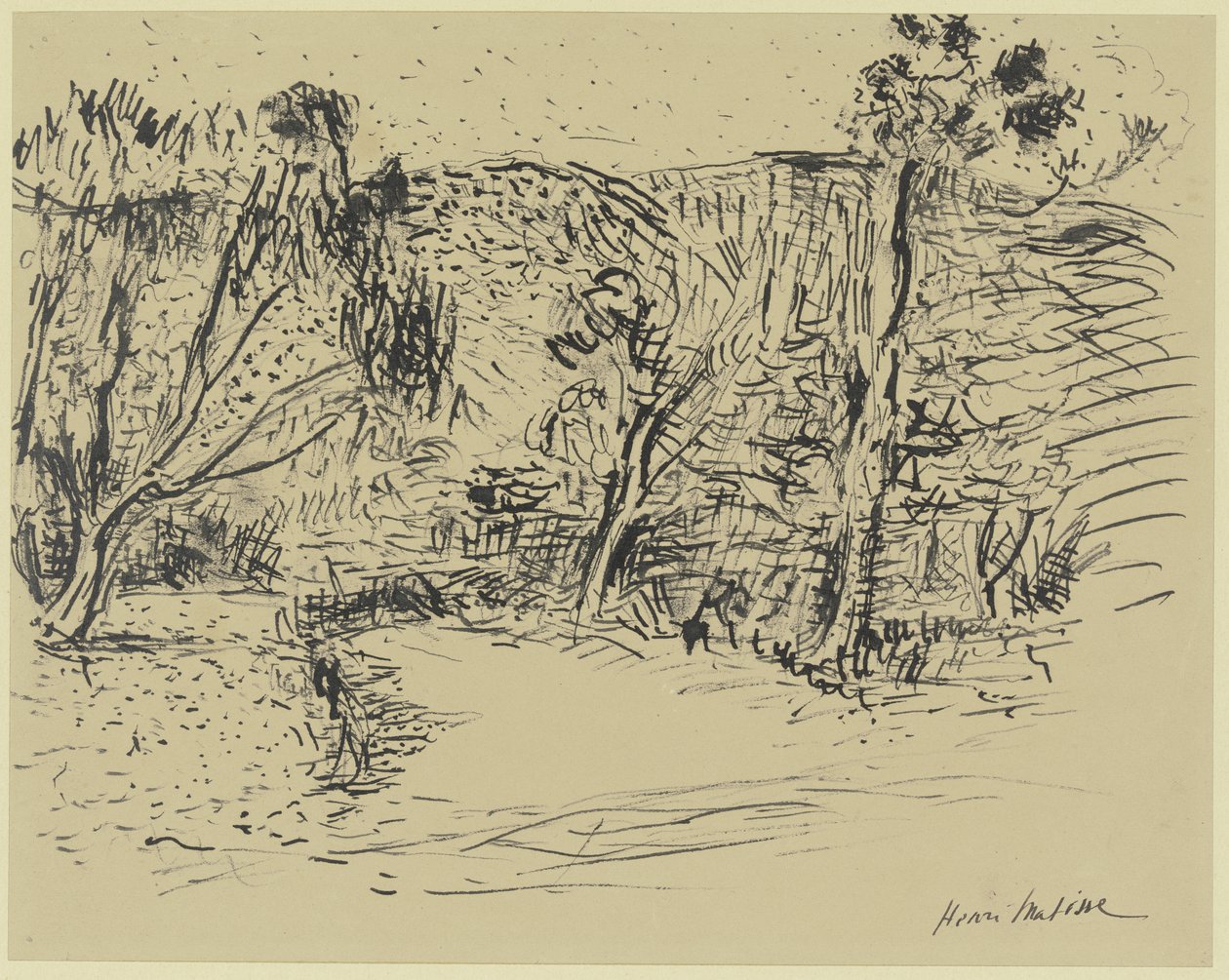 Chemin entre les arbres - Henri Matisse