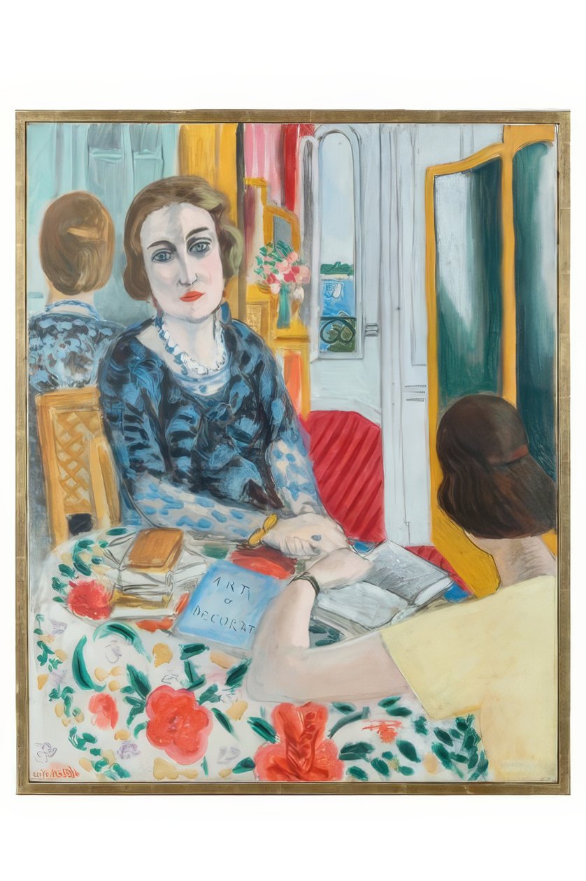 Portrait of Baroness Gourgaud, née Eva Gebhardt - Henri Matisse