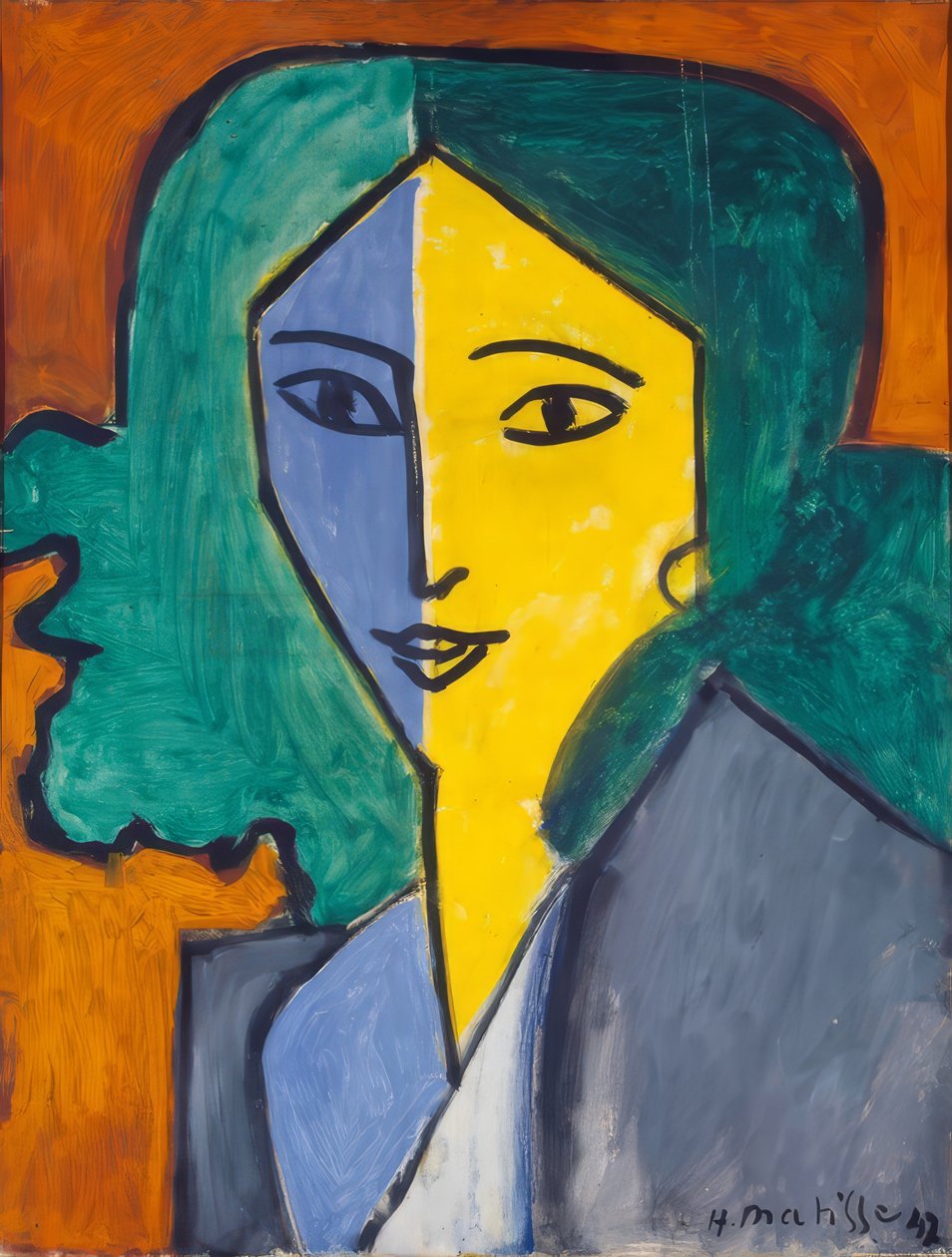 Portrait de Lydia Delectorskaya - Henri Matisse