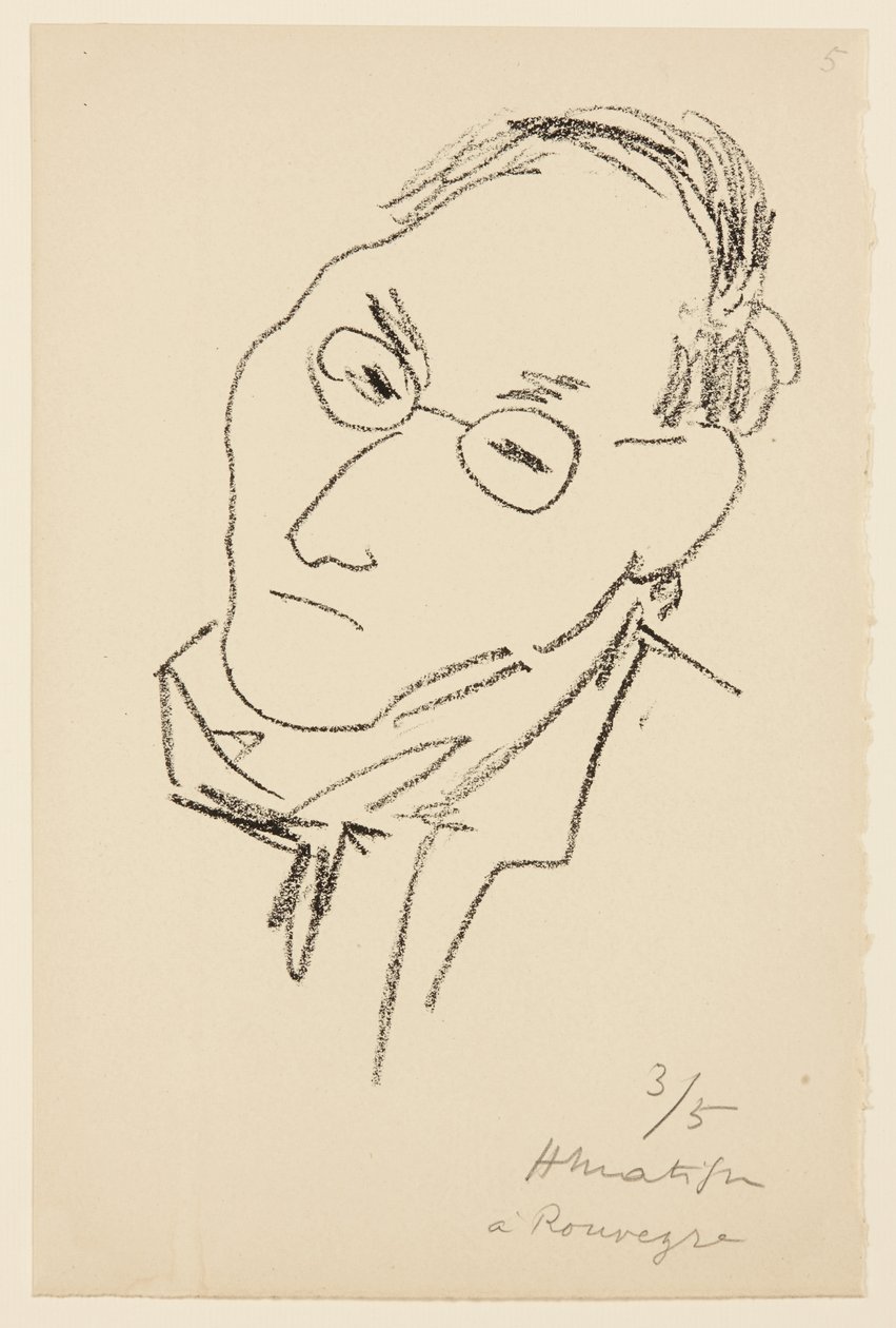 Portrait of Paul Léautaud - Henri Matisse